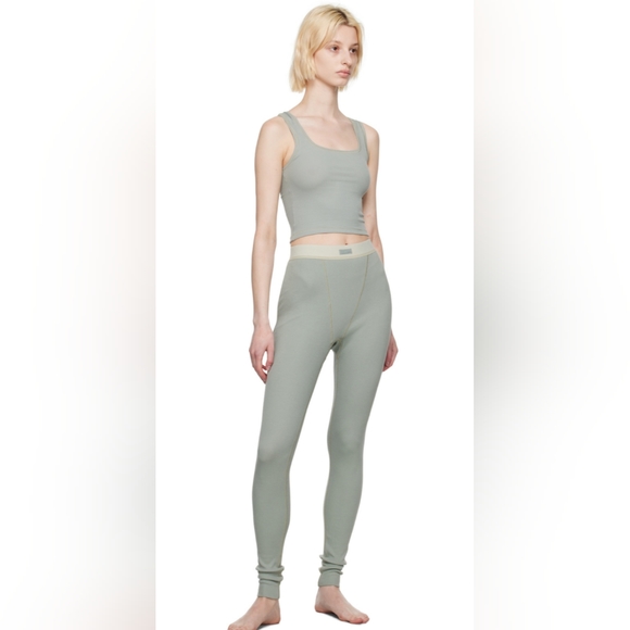 Skims Cotton Rib Leggings & Tank Set - Picture 2 of 10